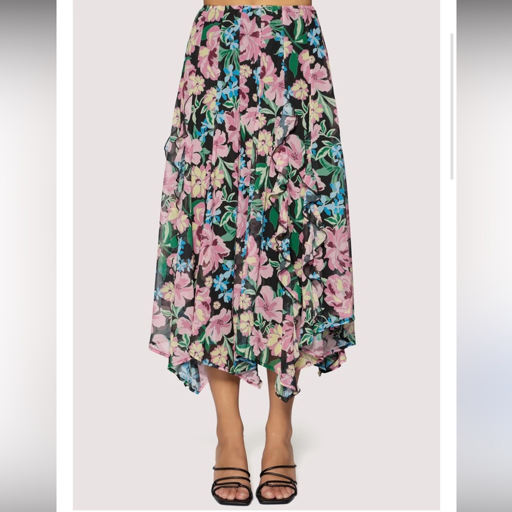 NWT Lost + Wander Camilla Bloom Maxi Skirt
